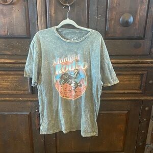 Midnight Rodeo Graphic Tee - Gray